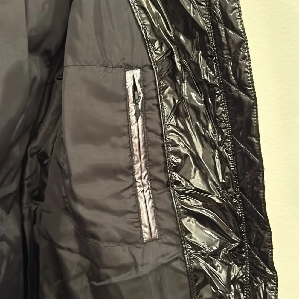 NWT DKNY Sport Down Jacket DP2J8893 Silver Tone Regular Fit, sz L - Picture 7 of 12